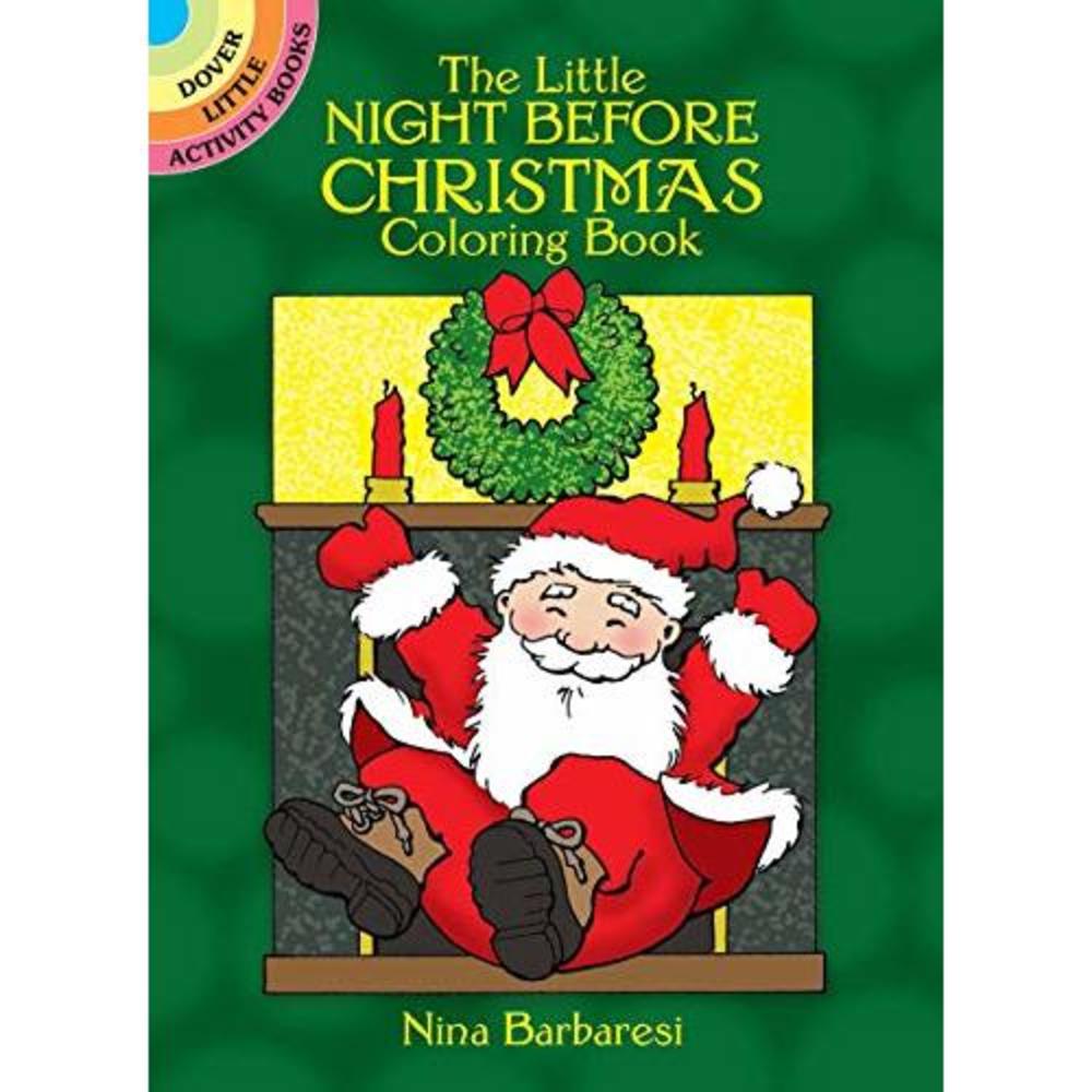 The Little Night Before Christmas Coloring Book (Dover Little Activity Books) (P